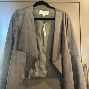 Gray Suede Women's Jacket
